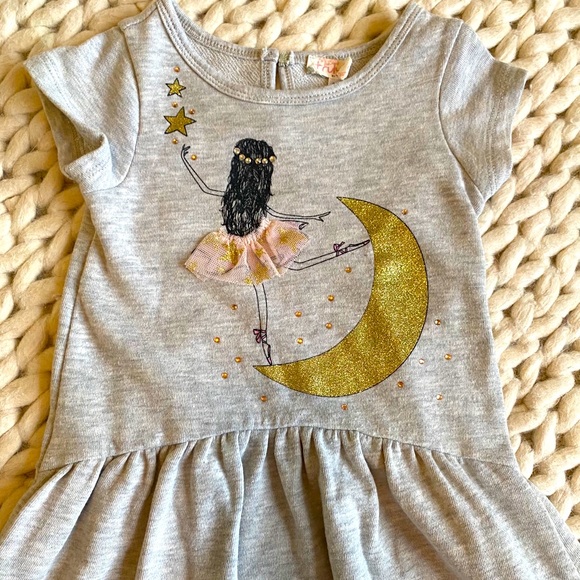 Truly Me Short Sleeve Ballerina Dress Size 3t - Picture 2 of 3